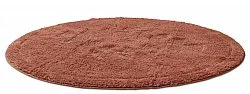 Alfombra de baño redonda - Gertie (terracota)