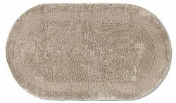 Alfombra de baño ovalada - Nila (beige)