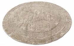 Alfombra de baño redonda - Nila (beige)
