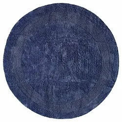 Alfombra de baño redonda - Nila (azul)