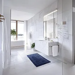 Alfombra de baño - Nila (azul)