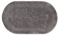 Alfombra de baño ovalada - Nila (gris oscuro)