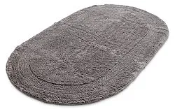 Alfombra de baño ovalada - Nila (gris oscuro)