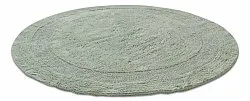 Alfombra de baño redonda - Nila (verde claro)