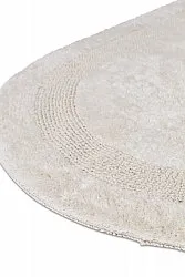 Alfombra de baño ovalada - Nila (blanquecino)
