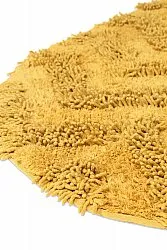 Alfombra de baño ovalada - Tressa (amarillo)