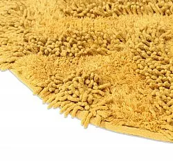 Alfombra de baño redonda - Tressa (amarillo)