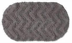 Alfombra de baño ovalada - Tressa (gris oscuro)