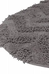 Alfombra de baño ovalada - Tressa (gris oscuro)