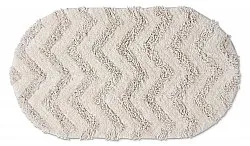 Alfombra de baño ovalada - Tressa (blanquecino)