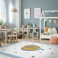 Alfombra infantil - Alone Balloon (azul)