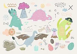 Alfombra infantil - Dino (multi)