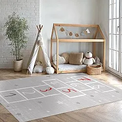 Alfombra infantil - Hopscotch (gris)