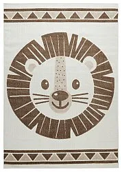 Alfombra Infantil - Kind Lion (crema/marrón)