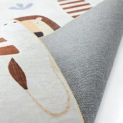 Alfombra infantil - Lion Friends (beige)