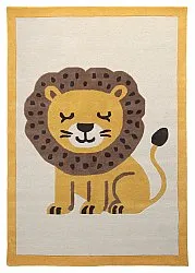 Alfombra Infantil - Lion Hand Tufted Wool Premium (beige/multicolor)