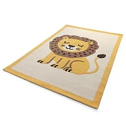 Alfombra Infantil - Lion Hand Tufted Wool Premium (beige/multicolor)