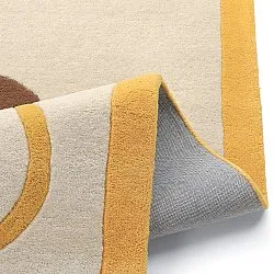 Alfombra Infantil - Lion Hand Tufted Wool Premium (beige/multicolor)