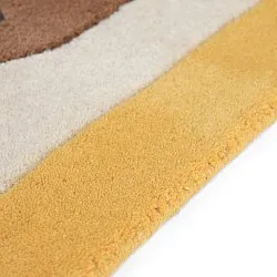 Alfombra Infantil - Lion Hand Tufted Wool Premium (beige/multicolor)