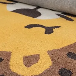 Alfombra Infantil - Lion Hand Tufted Wool Premium (beige/multicolor)