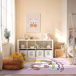 Alfombra infantil - Magical Unicorn (rosa)