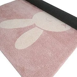 Alfombra Infantil - Soft Bunny (rosa/crema)