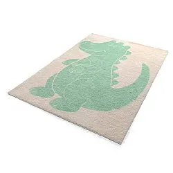 Alfombra Infantil - Soft Crocodile (crema/verde)