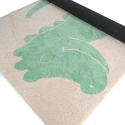 Alfombra Infantil - Soft Crocodile (crema/verde)
