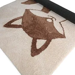 Alfombra Infantil - Soft Fox (crema/marrón)
