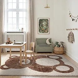Alfombra Infantil - Soft Teddybear (crema/marrón)