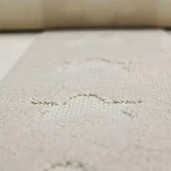 Alfombra Infantil - Star Frame (crema/marrón)