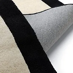 Alfombra Infantil - Zebra Hand Tufted Wool Premium (beige/negro)