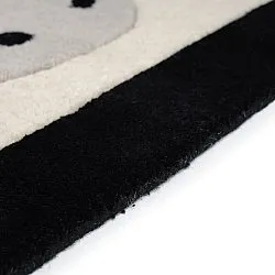Alfombra Infantil - Zebra Hand Tufted Wool Premium (beige/negro)