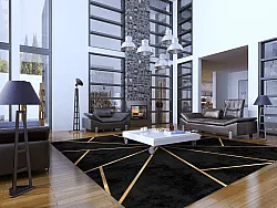 Alfombra Wilton - Bellizzi (negro)