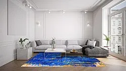 Alfombra Wilton - Taravilla (azul)