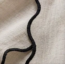 Cortinas (paquete de 2) - Cortinas de algodón Yrsa (beige claro)