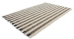 alfombra de algodon - Hedda (negro)