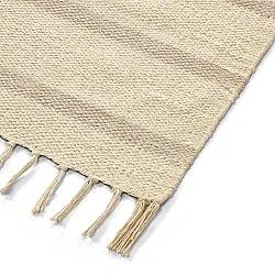 Alfombra de algodón - Helle (blanquecino/gris)