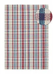 Alfombra de algodón - Husvik (crema/multicolor)