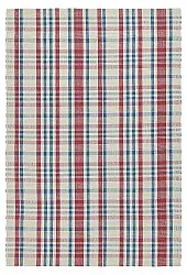 Alfombra de algodón - Husvik (crema/multicolor)