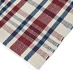 Alfombra de algodón - Husvik (crema/multicolor)