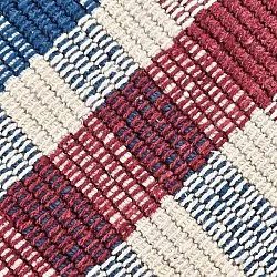 Alfombra de algodón - Husvik (crema/multicolor)
