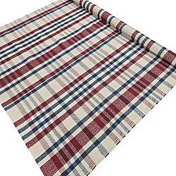 Alfombra de algodón - Husvik (crema/multicolor)