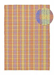 Alfombra de algodón - Husvik (coral/multicolor)