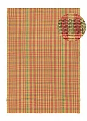 Alfombra de algodón - Husvik (mostaza/multicolor)