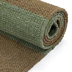 Alfombra de algodón - Nilo (verde musgo)