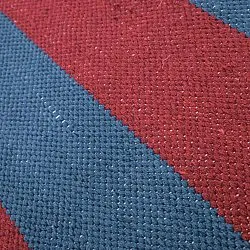 Alfombra de algodón - Nilo (rojo/azul)