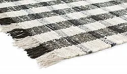 alfombra de algodon - Noomi (negro)