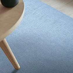 Alfombra de algodón - Rigolet (azul claro)