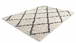 Alfombras de pelo largo - Alcott Natural Cotton Shaggy (negro/blanco)